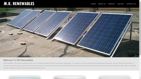 Website Designing For Mk Renewables