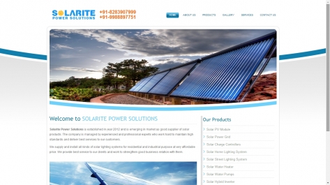 Website Redesigning for solarite power solution