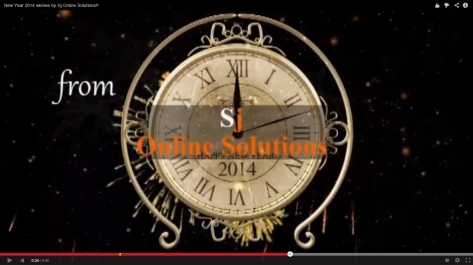 Video Designing For New Year Eve 2014 By Sj Online Solutions
