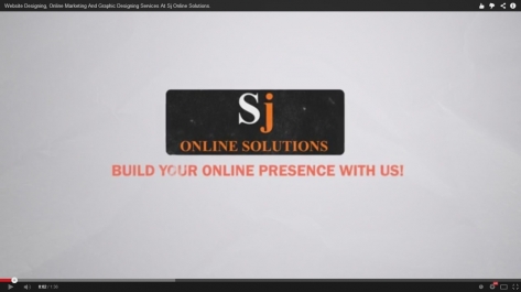 Video Presentation of Services by Sj Online Solutions