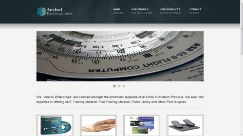 Website for Anshul Enterprises