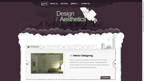 Website for Design Aesthetics