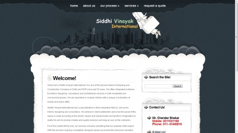 Website for Siddhi Vinayak International