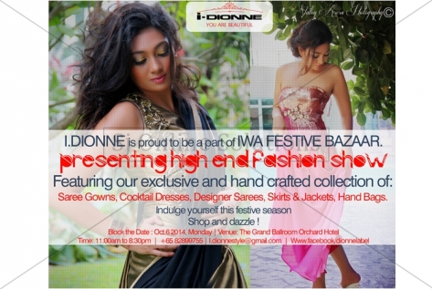 Invitation Designing For IDionne Fashion Label, Singapore